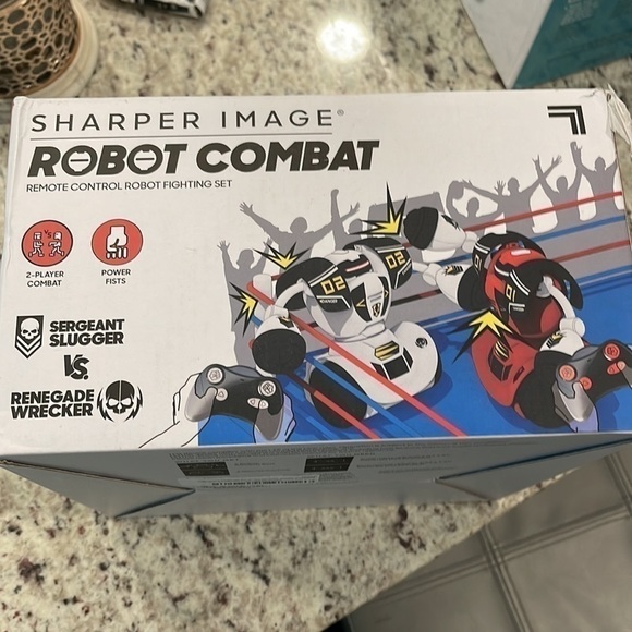 Sharper Image Robot Rumble rare red and white combo battle bots! - Picture 9 of 11